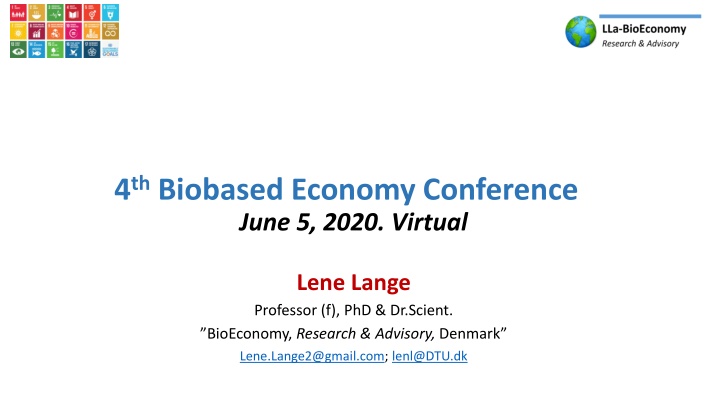 4 th biobased economy conference june 5 2020