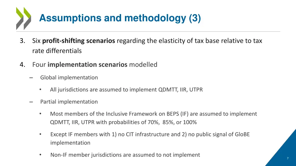 assumptions and methodology 3