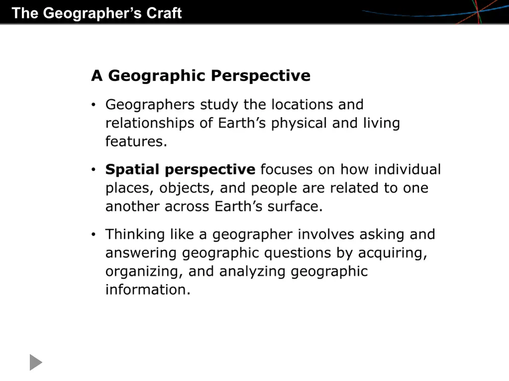 the geographer s craft