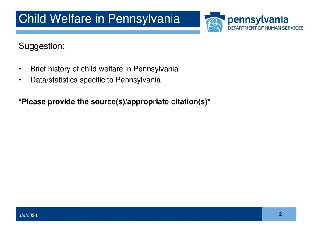 child welfare in pennsylvania 1