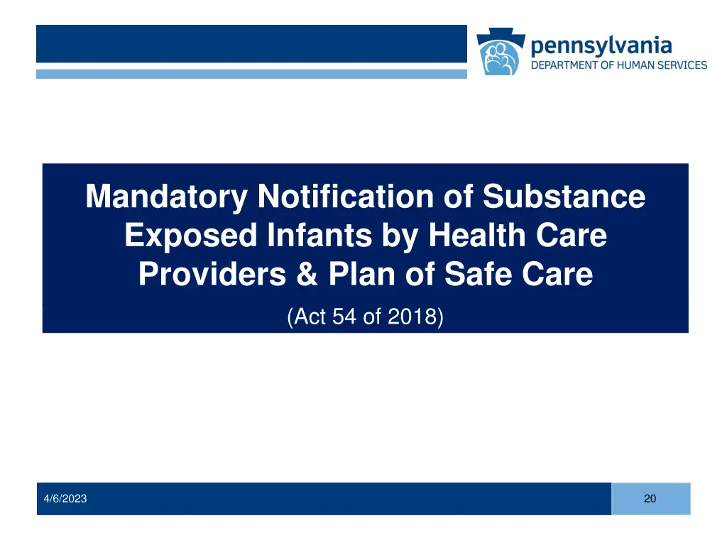 mandatory notification of substance exposed