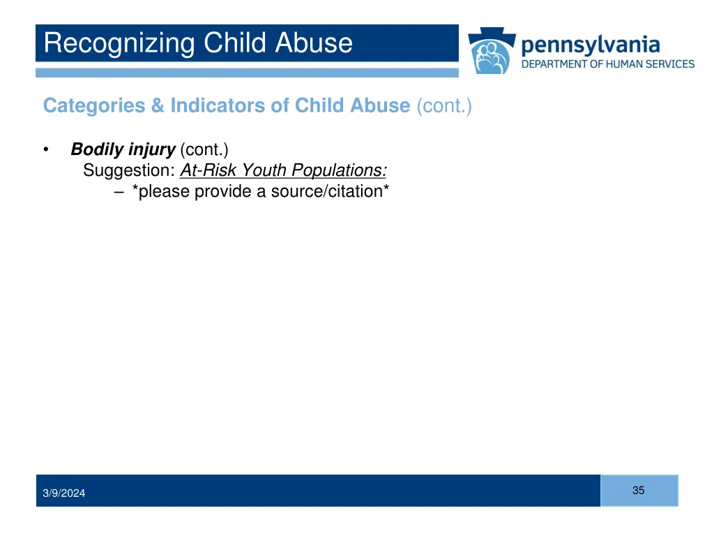 recognizing child abuse 10