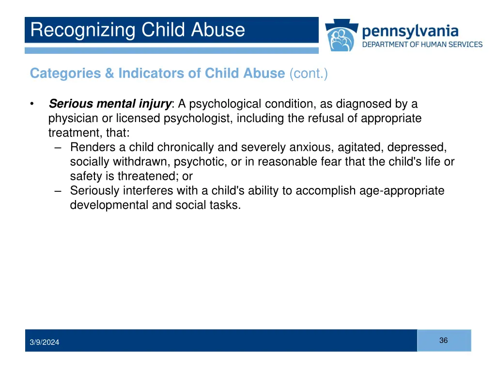 recognizing child abuse 11