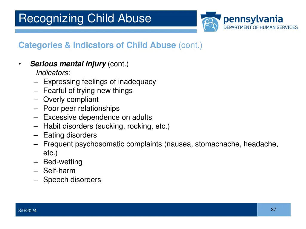 recognizing child abuse 12
