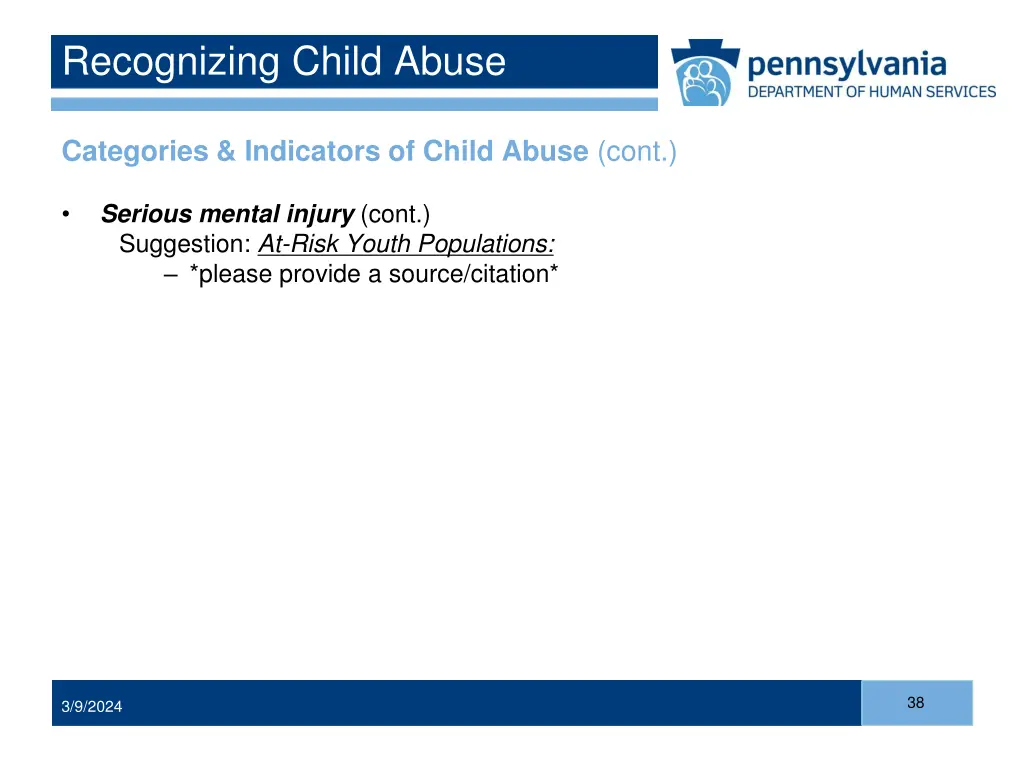 recognizing child abuse 13