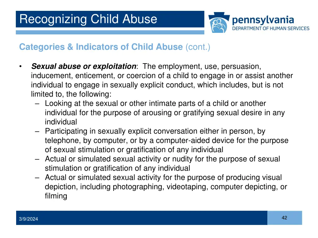 recognizing child abuse 17