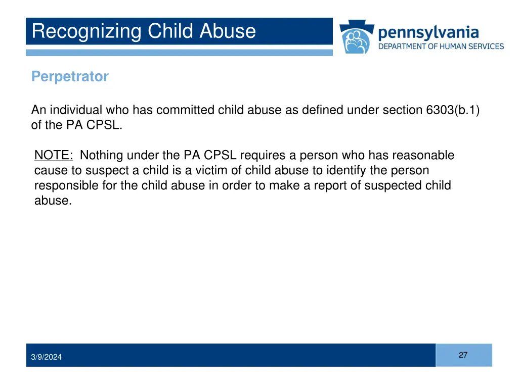 recognizing child abuse 2