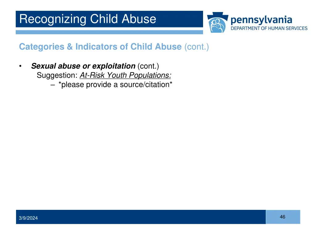 recognizing child abuse 21