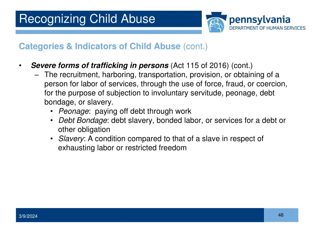 recognizing child abuse 23