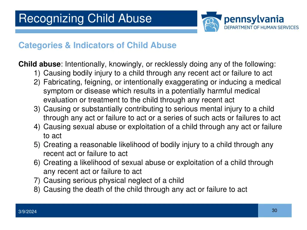 recognizing child abuse 5