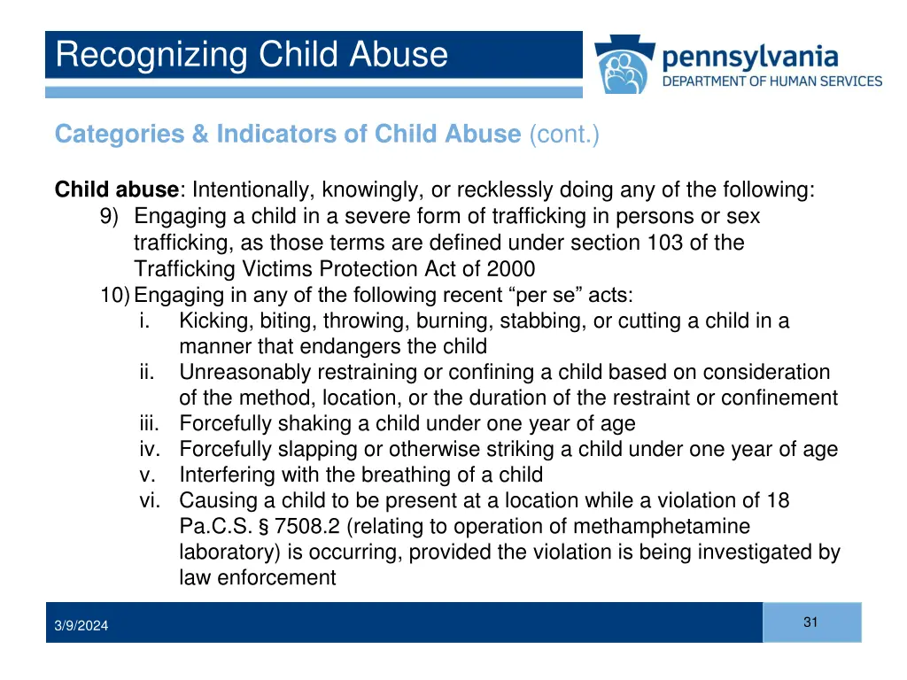 recognizing child abuse 6