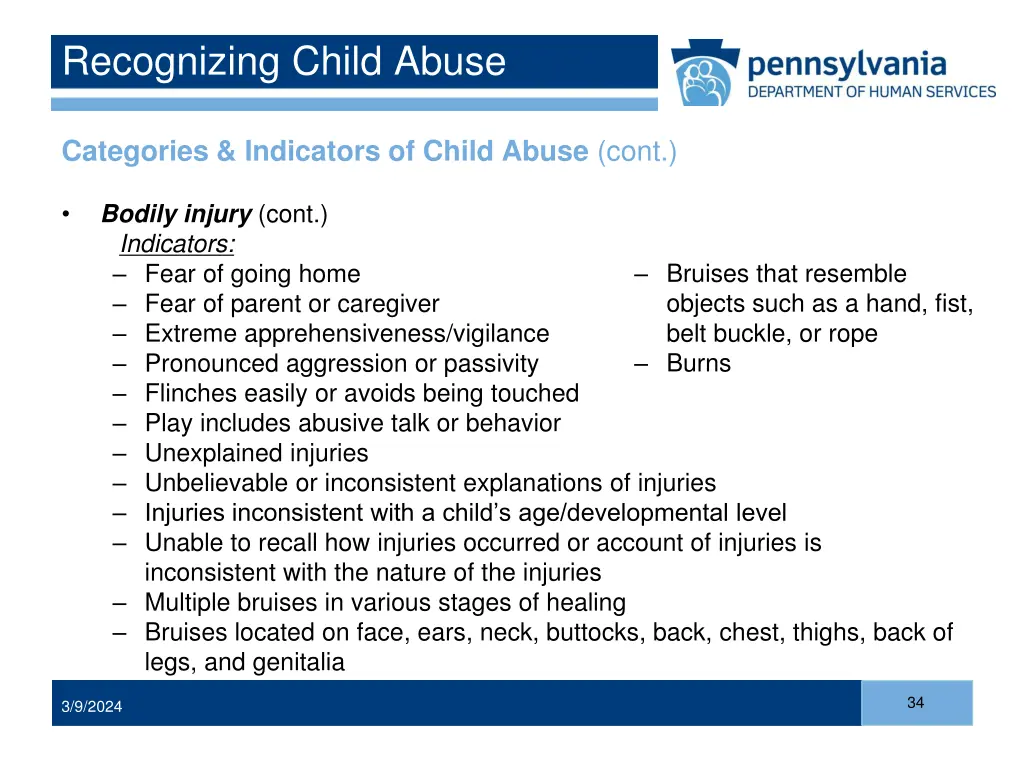 recognizing child abuse 9