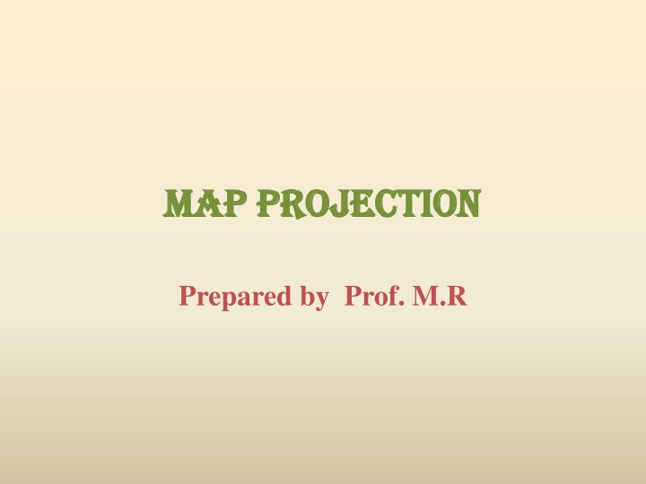 map projection map projection