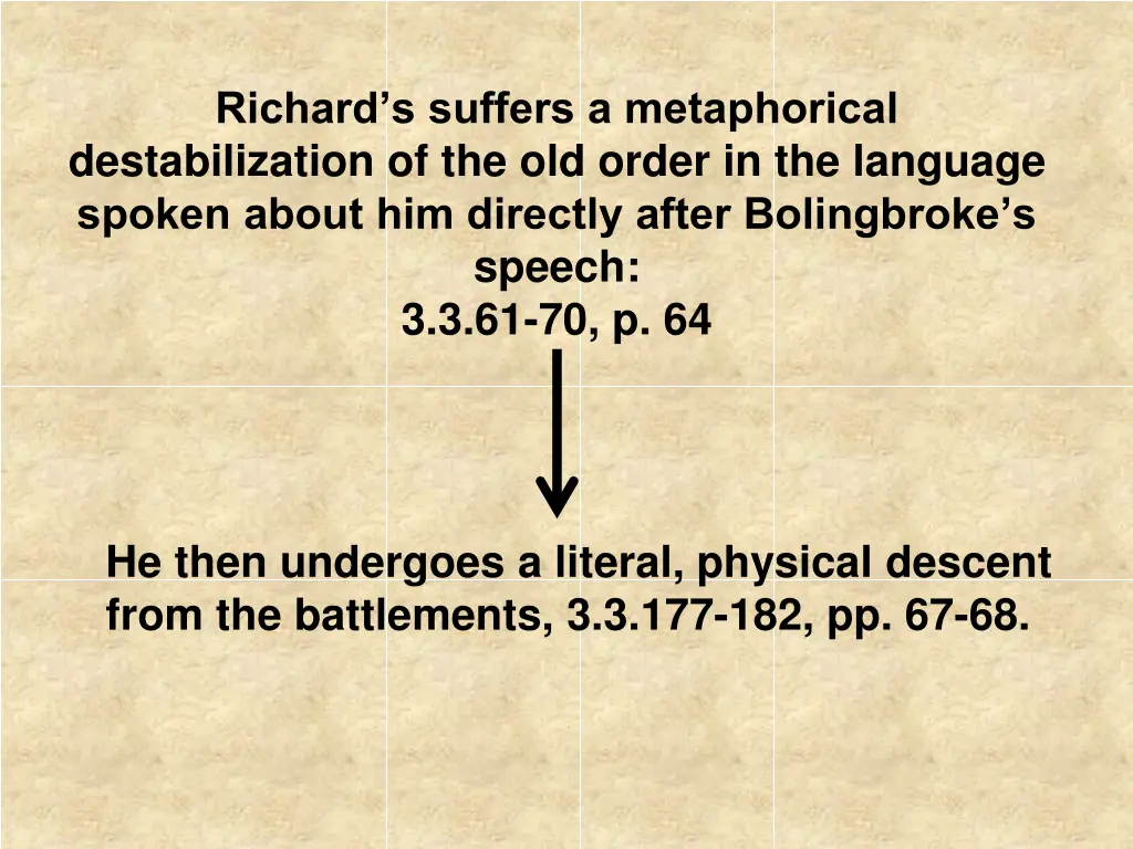 richard s suffers a metaphorical destabilization