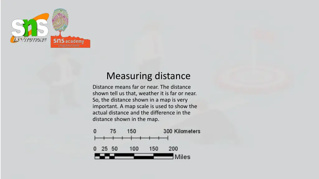 measuring distance distance means far or near