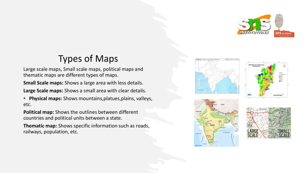 types of maps