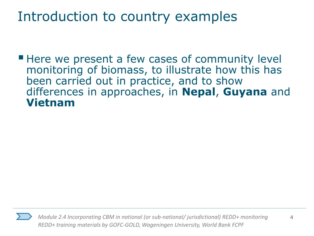 introduction to country examples 1