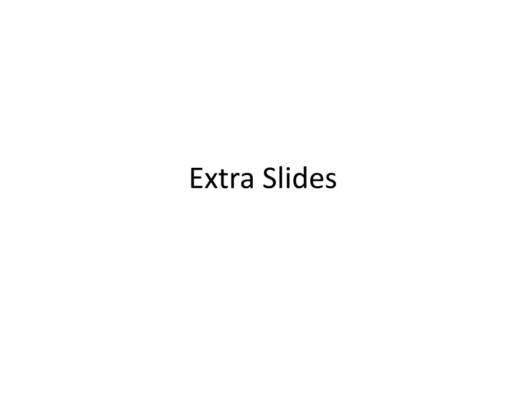 extra slides