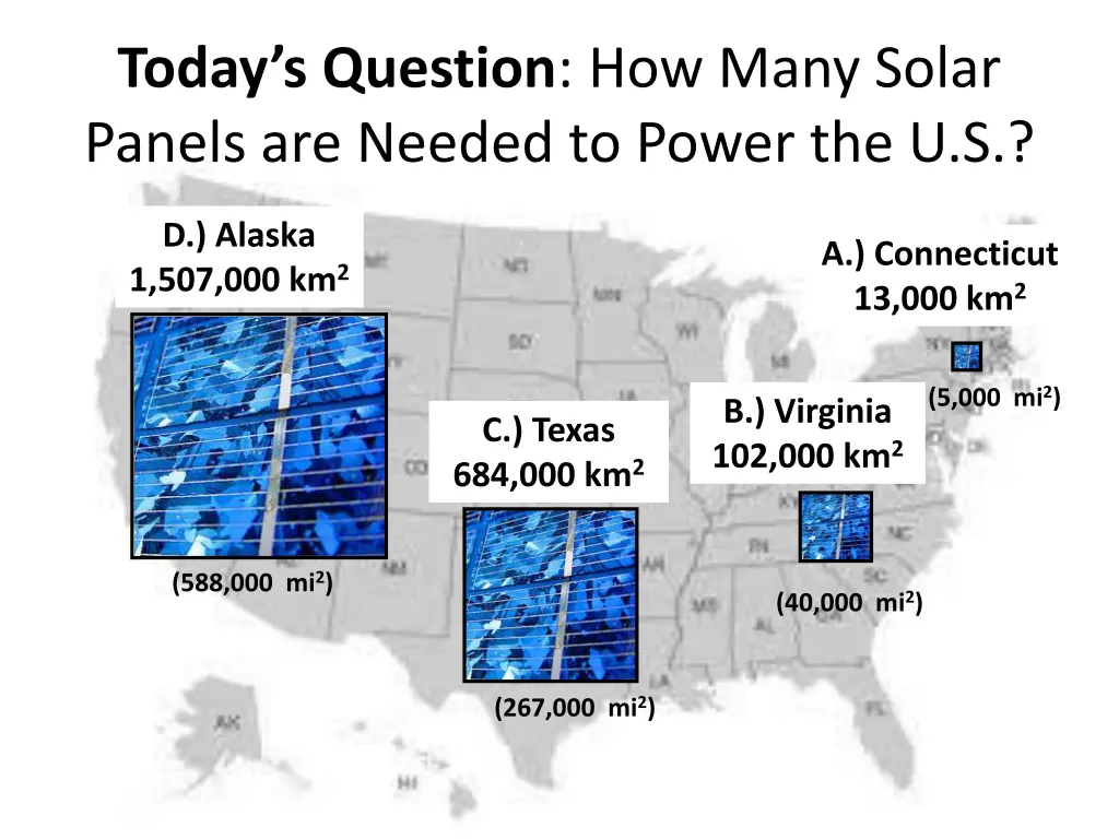 today s question how many solar panels are needed