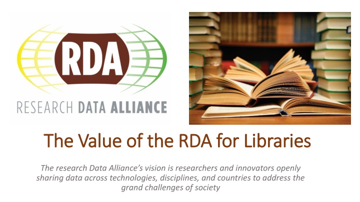 the value of the rda for libraries the value