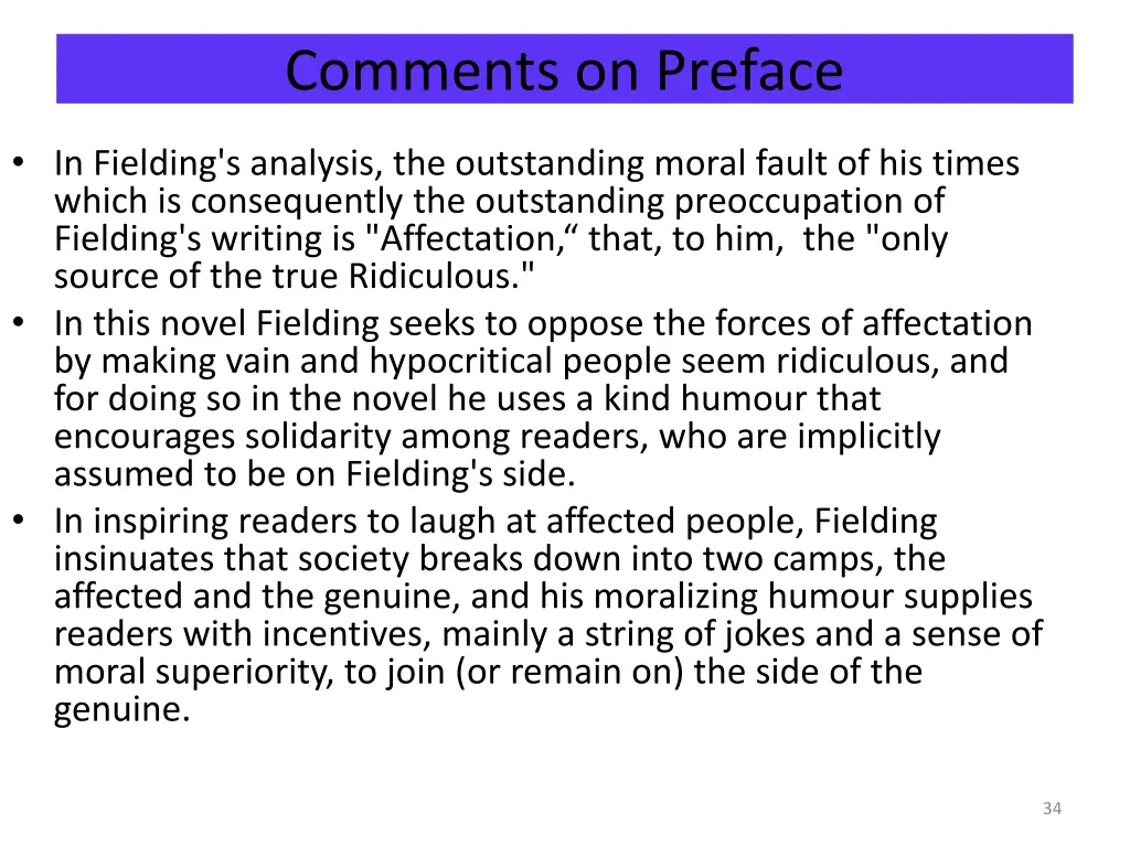 comments on preface