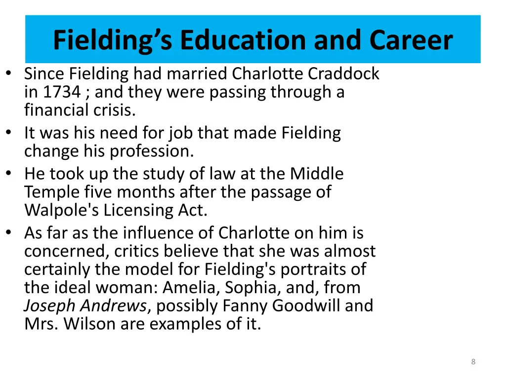 fielding s education and career since fielding