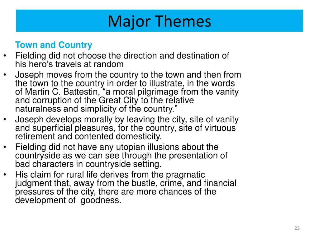 major themes 3