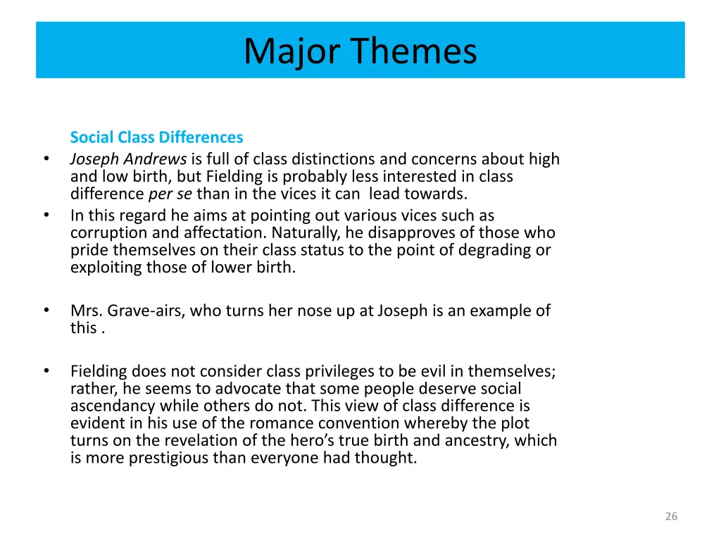 major themes 6