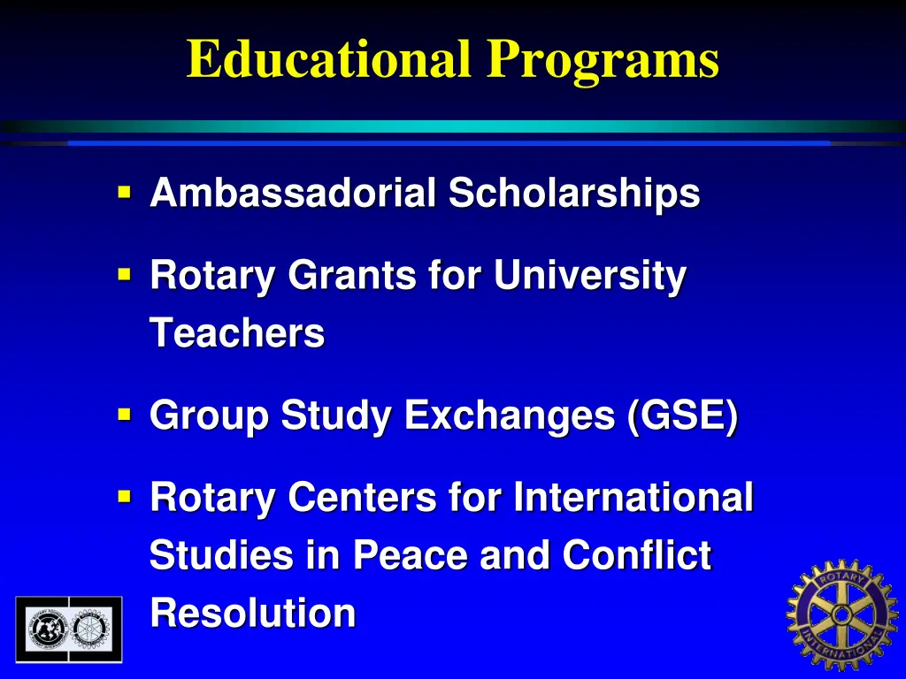 educational programs