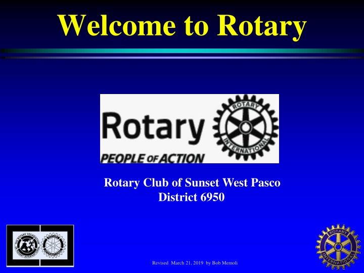 welcome to rotary