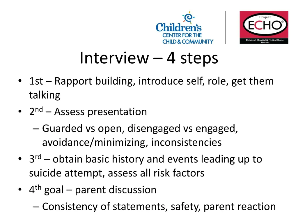 interview 4 steps