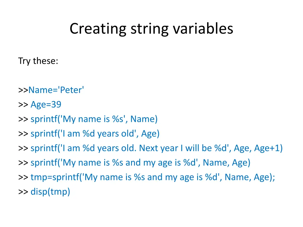 creating string variables 2