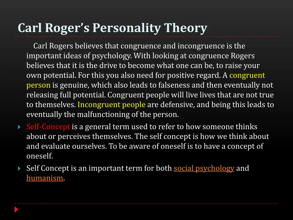 carl roger s personality theory