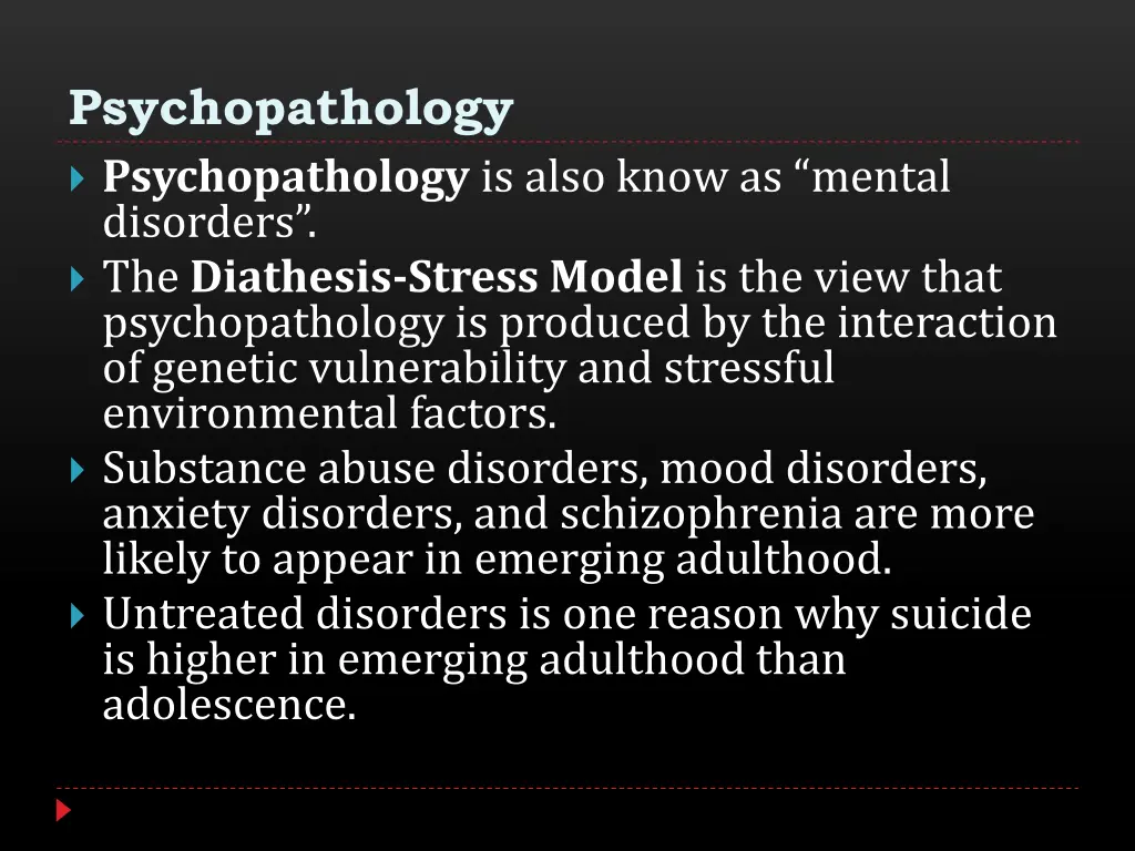 psychopathology psychopathology is also know