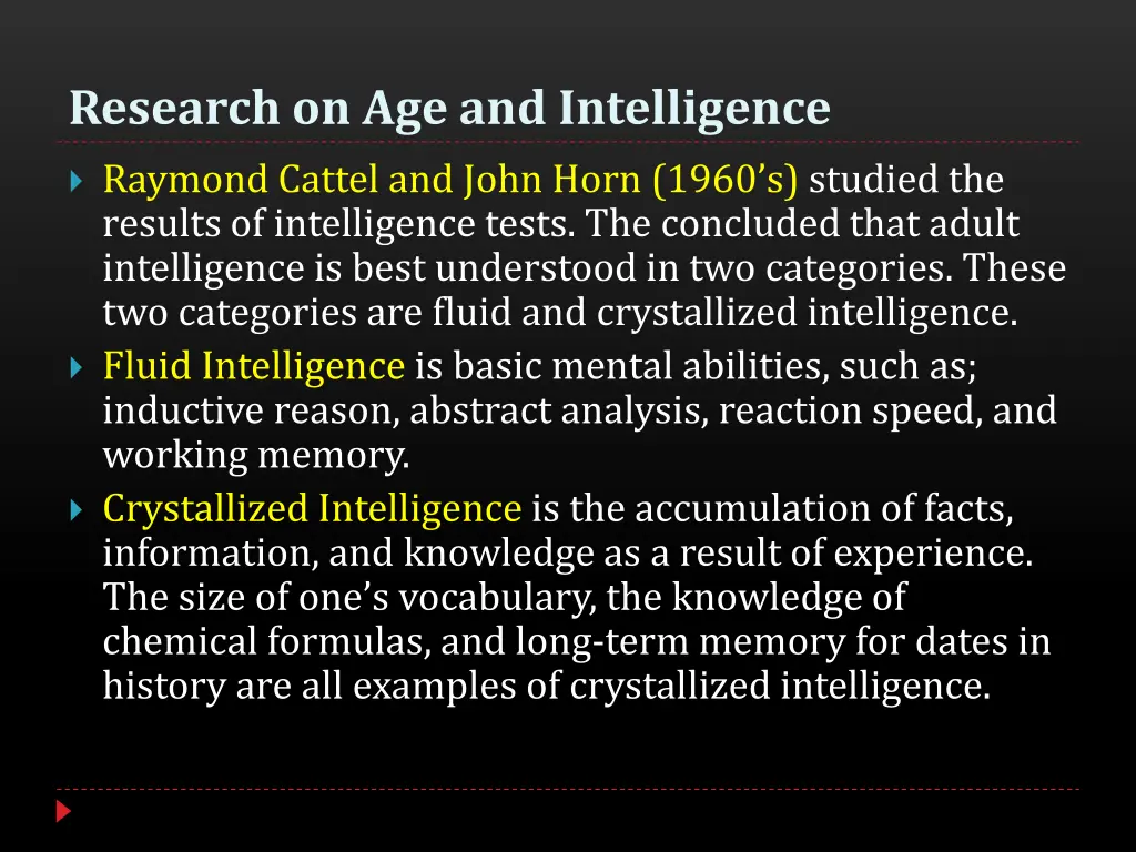 research on age and intelligence 3