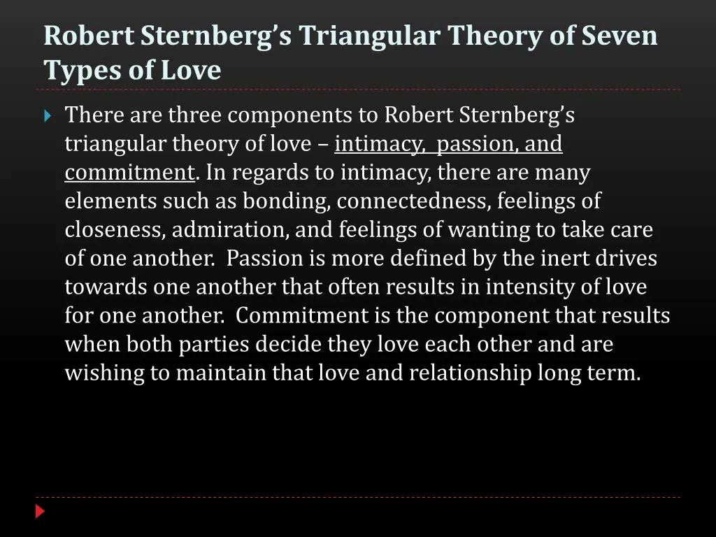 robert sternberg s triangular theory of seven