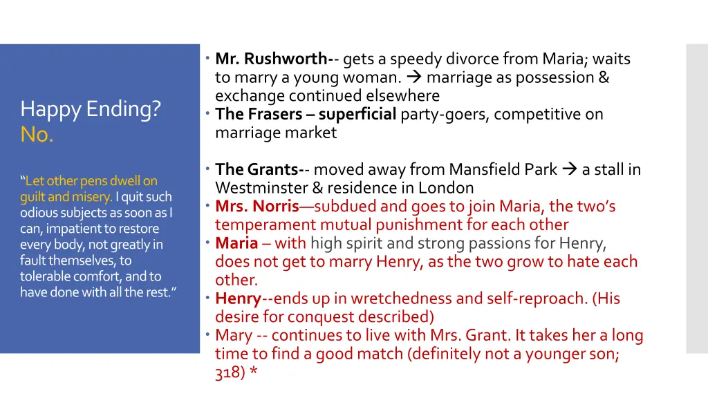 mr rushworth gets a speedy divorce from maria