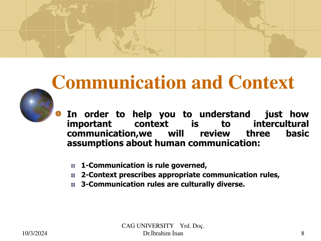 communication and context