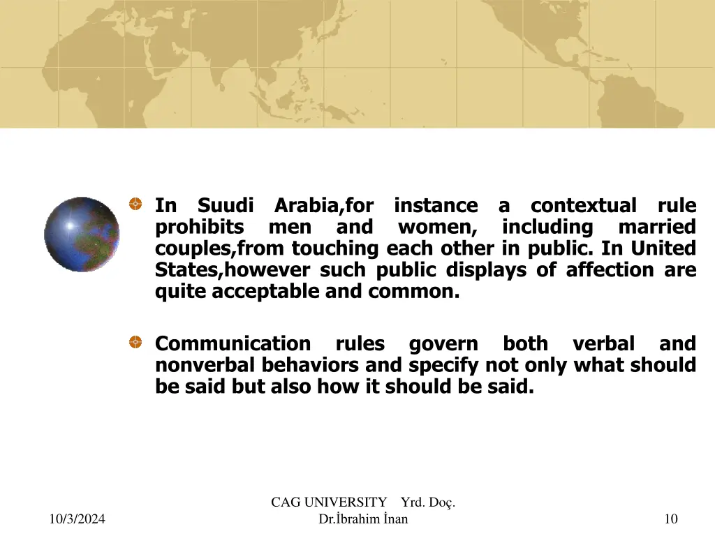 in suudi arabia for instance a contextual rule