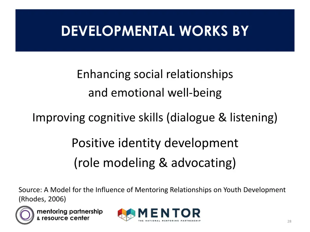 developmental works by