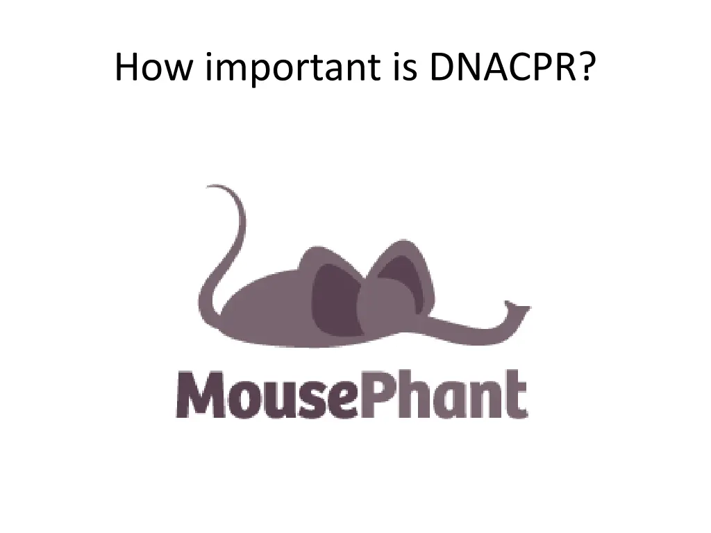 how important is dnacpr