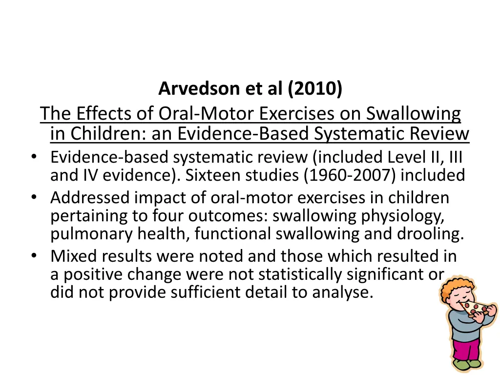 arvedson et al 2010