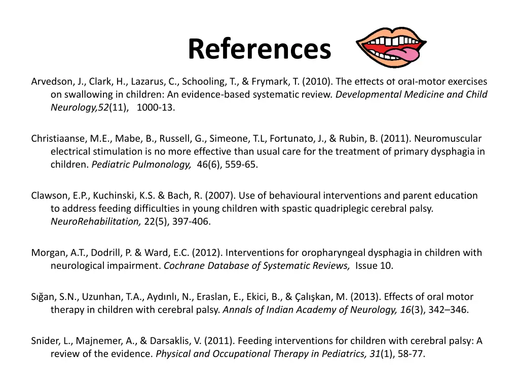 references