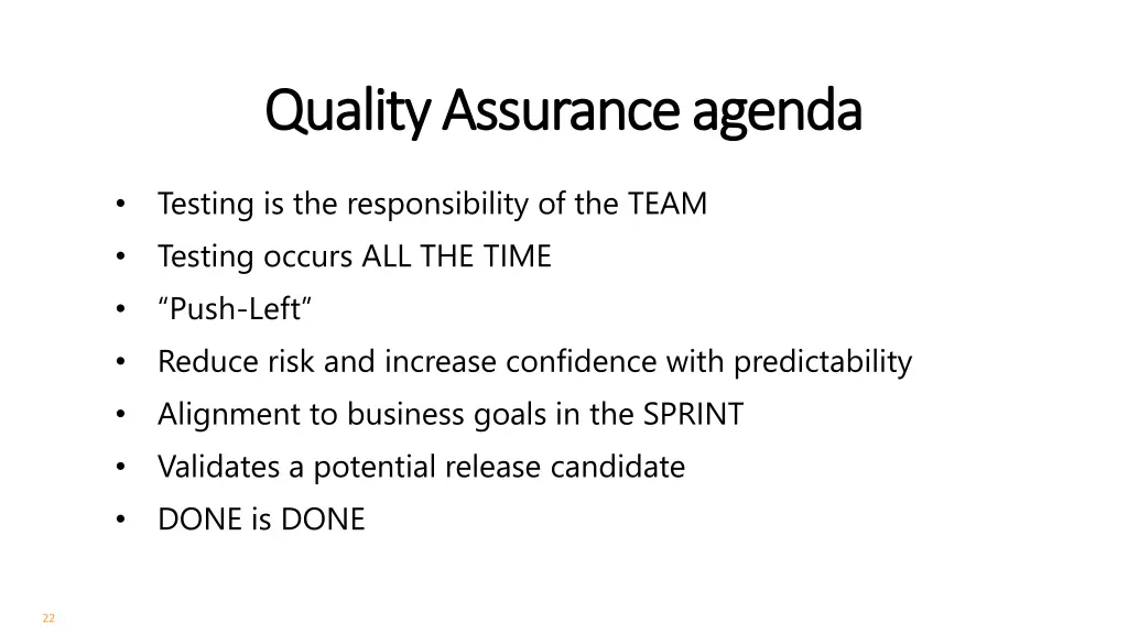 quality assurance agenda quality assurance agenda 3