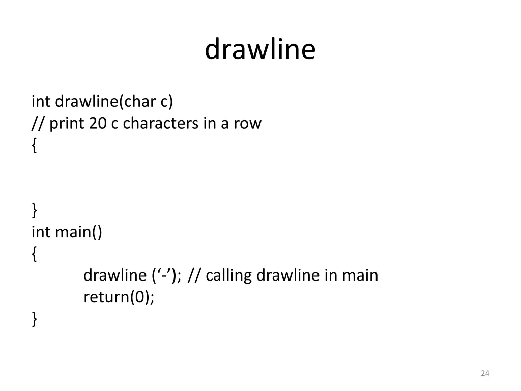 drawline