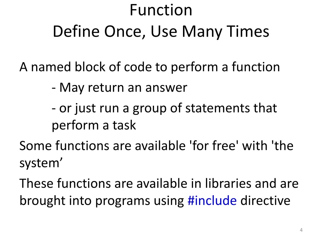 function