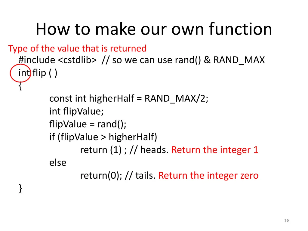 how to make our own function type of the value