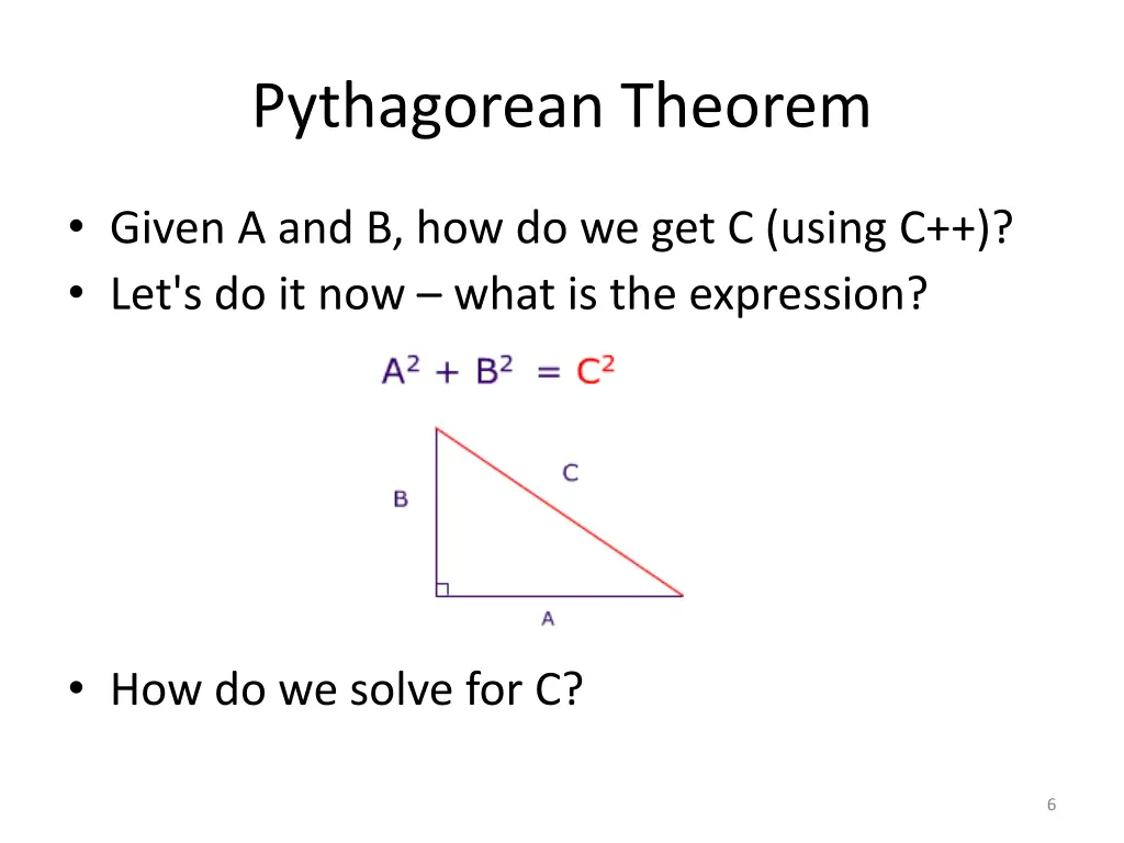 pythagorean theorem