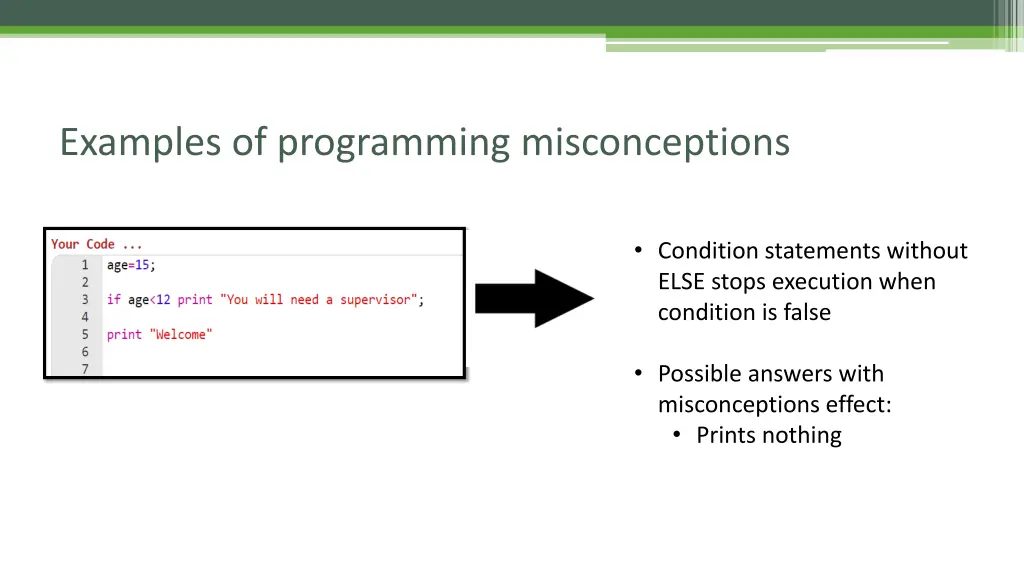 examples of programming misconceptions 3