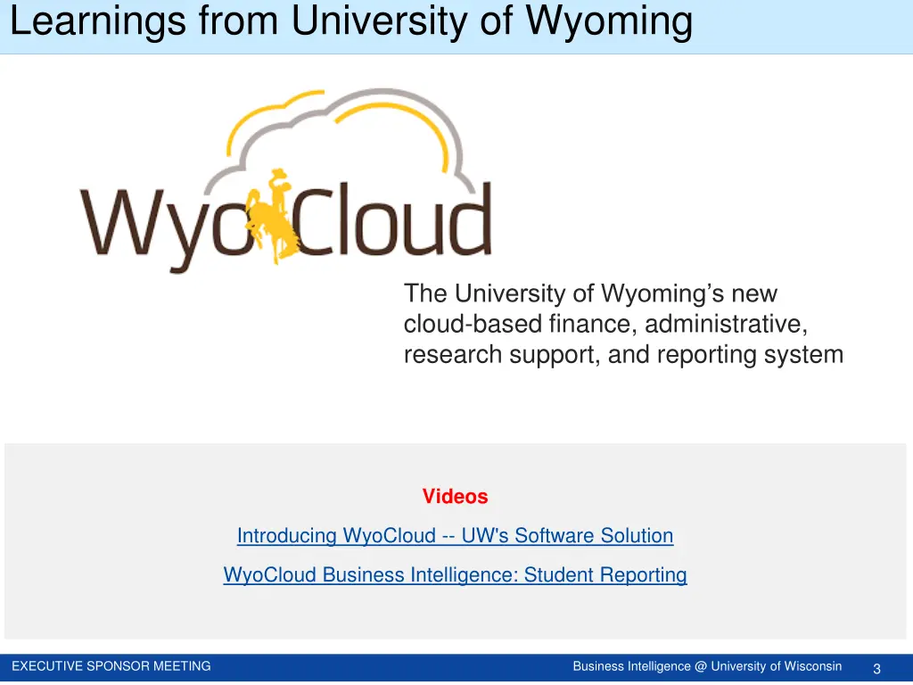 learnings from university of wyoming